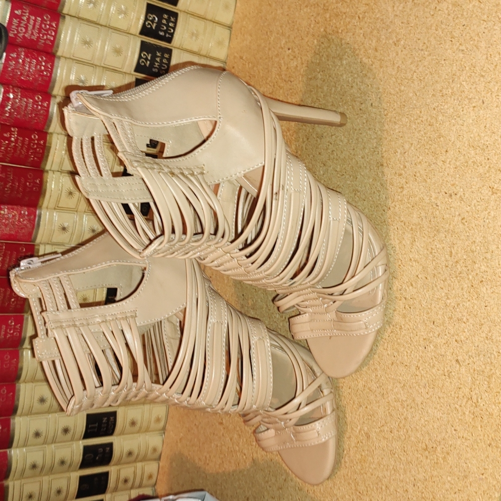 Tan high heels!
